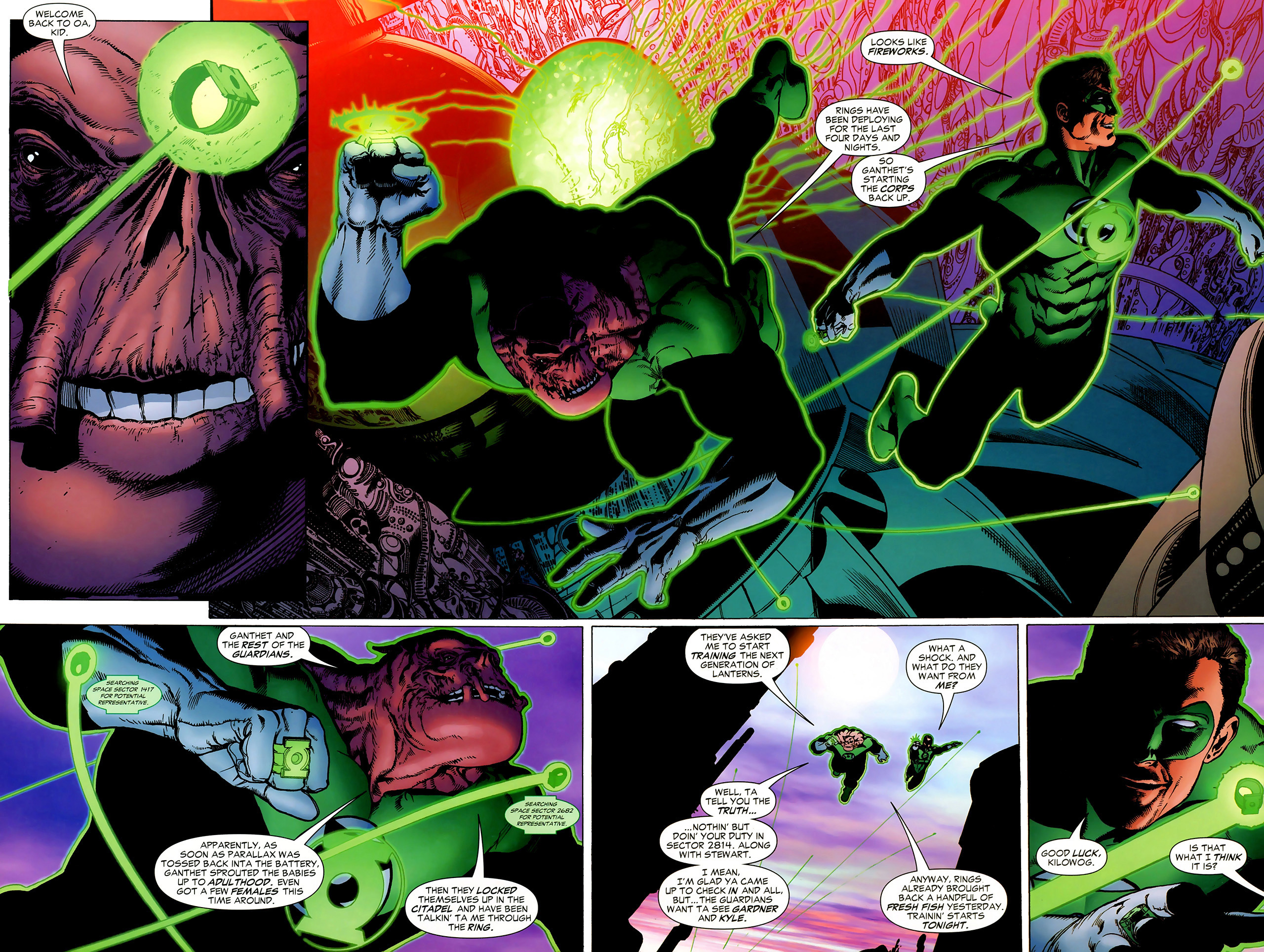 Read online Green Lantern (2005) comic -  Issue #4 - 5