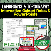 Earth Science Guided Notes and PowerPoints NGSS, Next Generation Science Standards, Google and Print  ➤Science Guided Notes, Interactive Notebook, Note Taking, PowerPoints, Anticipatory Guides, Google Classroom 