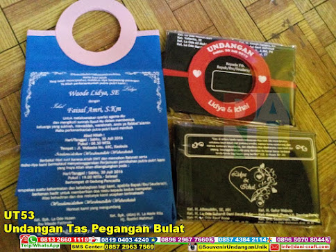 undangan tas pegangan bulat grosir