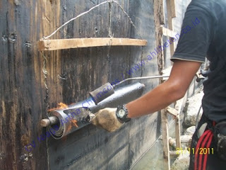 waterproofing dinding retaining wall