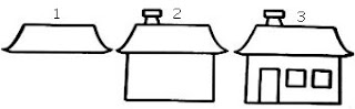 3 Langkah Mudah Menggambar Rumah dari Trapesium