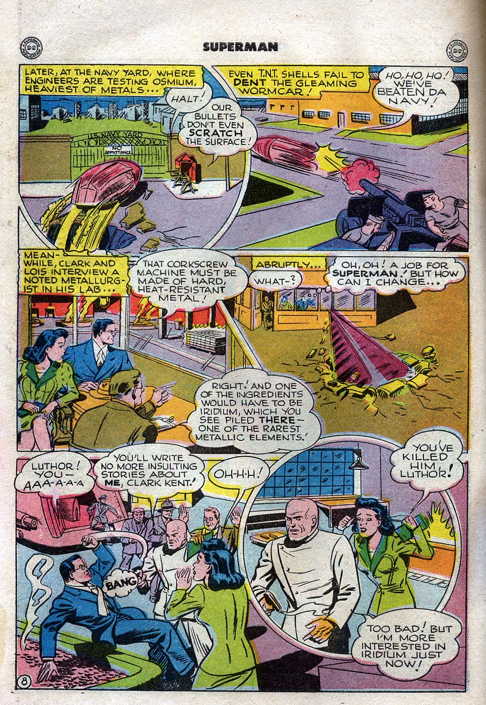 Read online Superman (1939) comic -  Issue #43 - 44