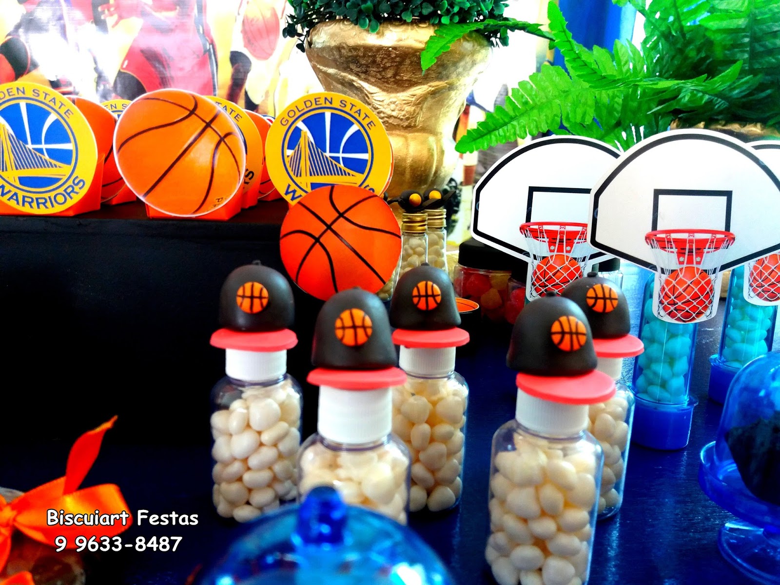 Biscuiart Festas: Festa Basquete, Decoração Basquete, NBA