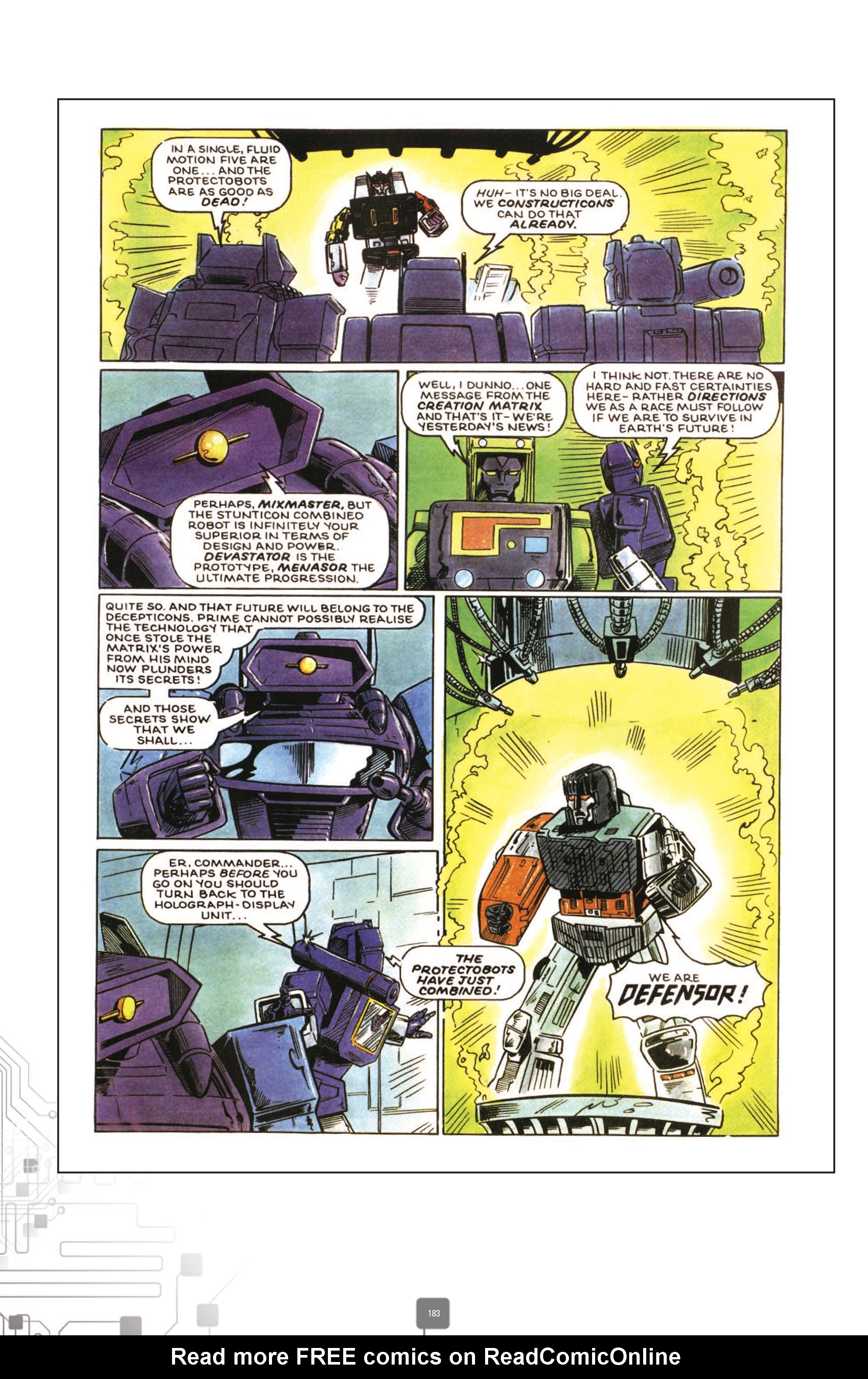 Read online The Transformers Classics UK comic -  Issue # TPB 2 - 184