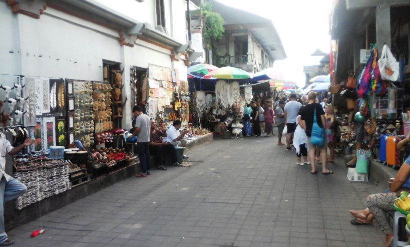 Pasar Seni Tradisional Ubud - Desa Ubud Gianyar Bali, Liburan, Perjalanan, Objek Wisata