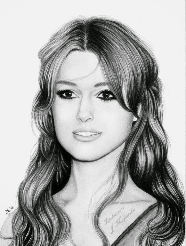 Awesome Portrait Drawings by Justine