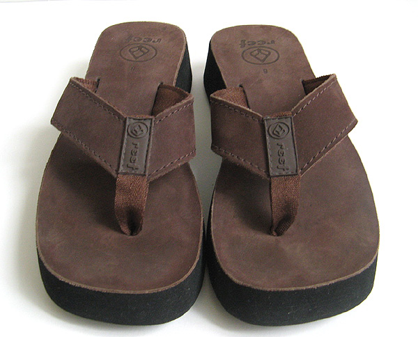 CoachShoes: REEF BUTTER BROWN LEATHER BEACH SANDALS WOMENS SIZE 6