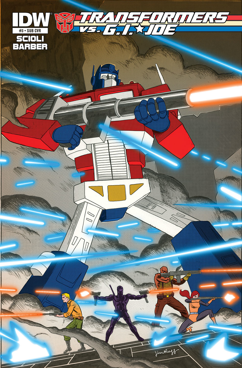 Read online The Transformers vs. G.I. Joe comic -  Issue #3 - 2