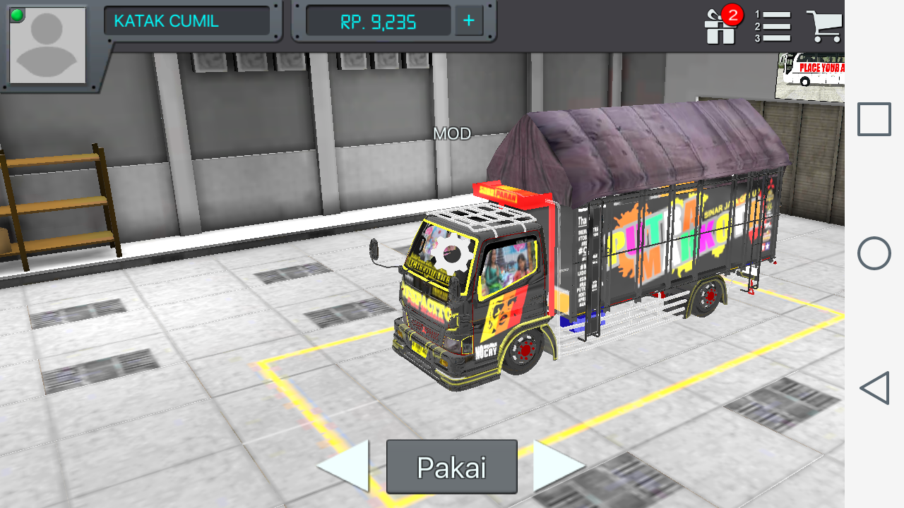 Download Mod Bussid Truck Canter Cabe Terpal Segitiga
