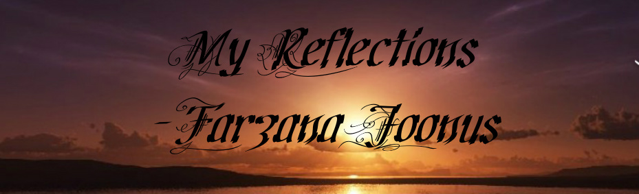 My reflections