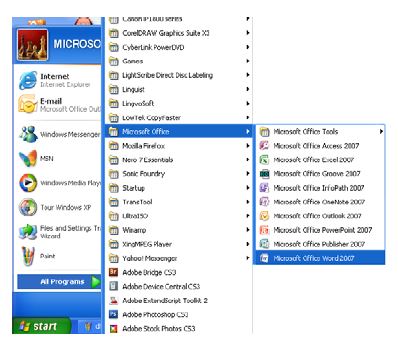 BELAJAR MICROSOFT WORD 2007 UNTUK PEMULA BAG 1 - Waroeng ...
