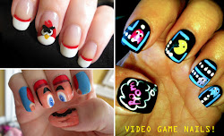 nails geek manicures nail gamer designs mario nerdy nintendo videogame characters beautylish chic games unas manicure cool creatures inspiring trendy