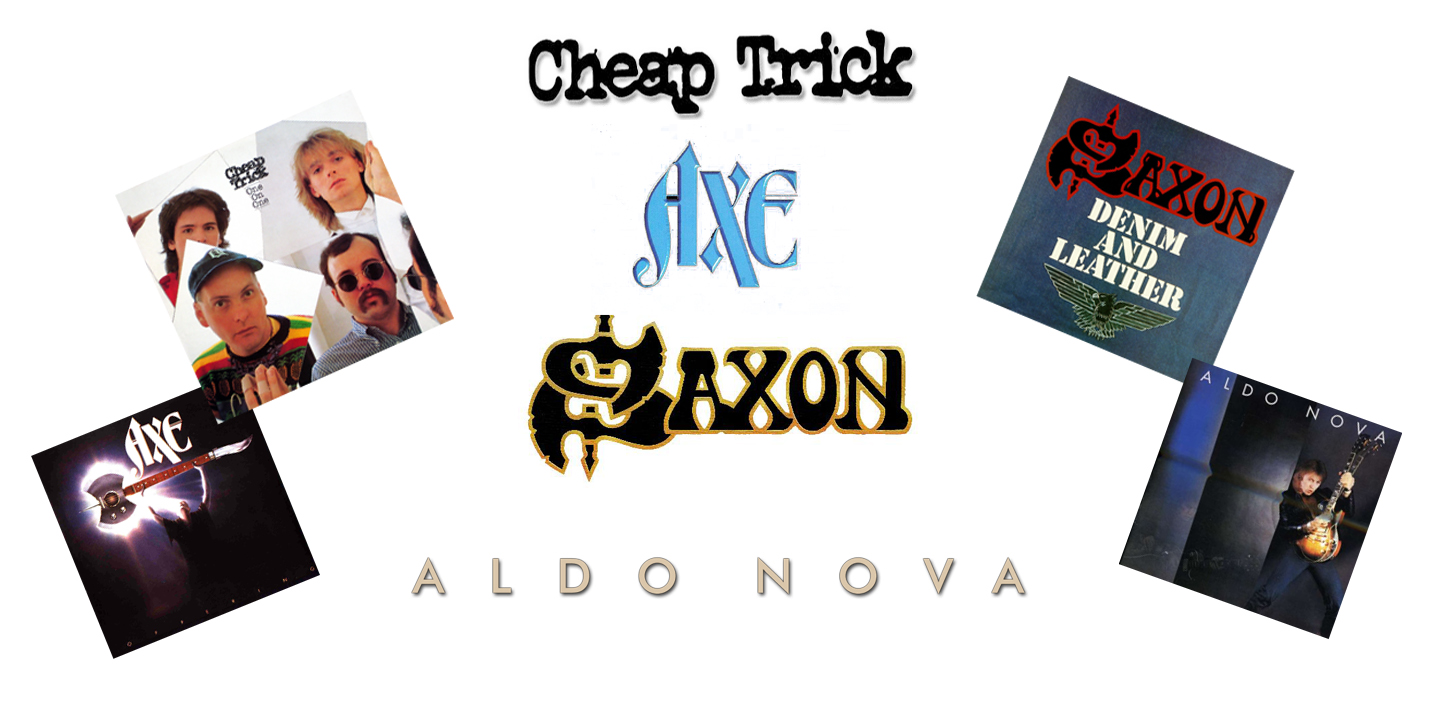 Concert #003 - July 21, 1982 - Cheap Trick HOF [One on One] HOF - Axe  [Offering] - Aldo Nova [Aldo Nova] - Saxon [The Eagle has Landed - Denim  and Leather] - Ector County Coliseum - Odessa, Texas (3)