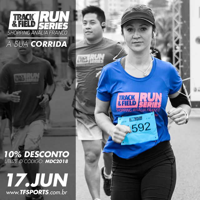 Inscrição com desconto para Track&Field Shopping Anália Franco