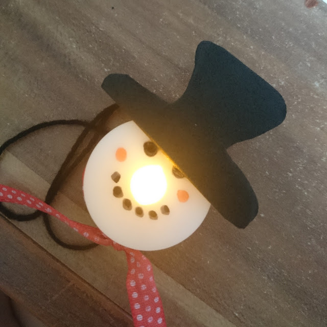 [DIY] LED-Teelicht Schneemann