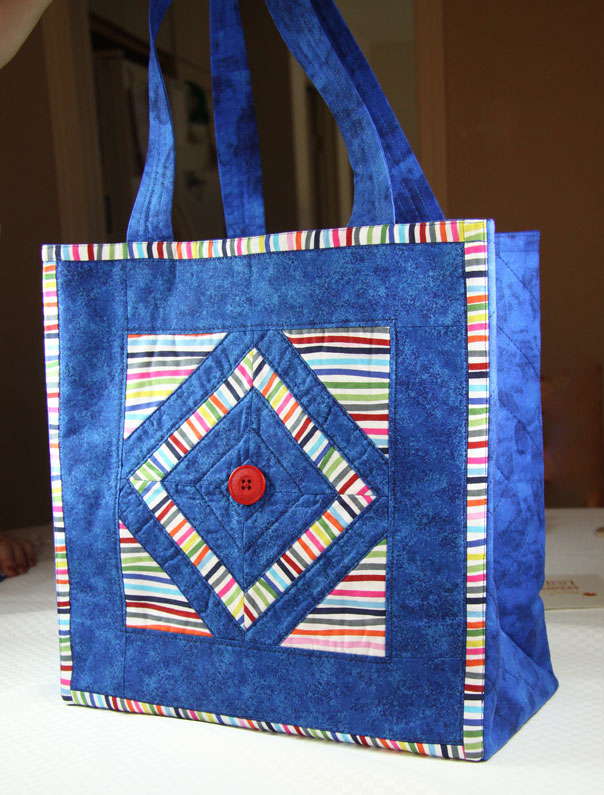 Rainbow Gardens Quilted Gift Bag & Potholder