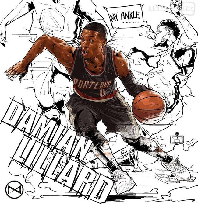 Hyper3 Ye (China) - NBA Basketball Art