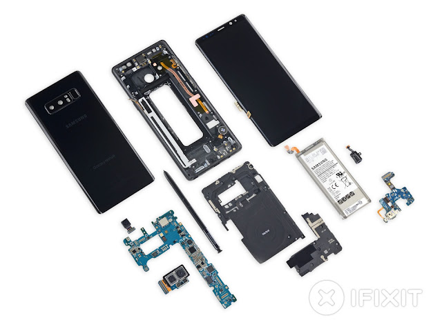 Seperti inilah jeroan hardware Samsung Galaxy Note 8 Seperti inilah jeroan hardware Samsung Galaxy Note 8