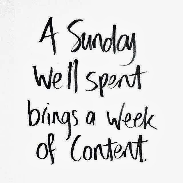 Sunday Is Here