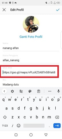 Cara membuat link google maps di Instagram Cara membuat link google maps di Instagram
