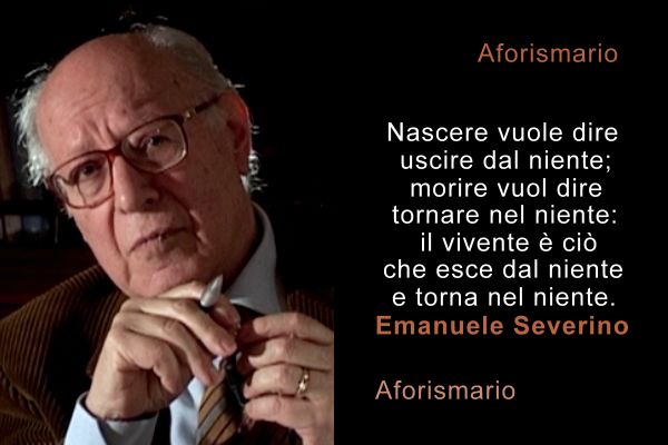 Aforismario Aforismi Frasi E Citazioni Di Emanuele Severino