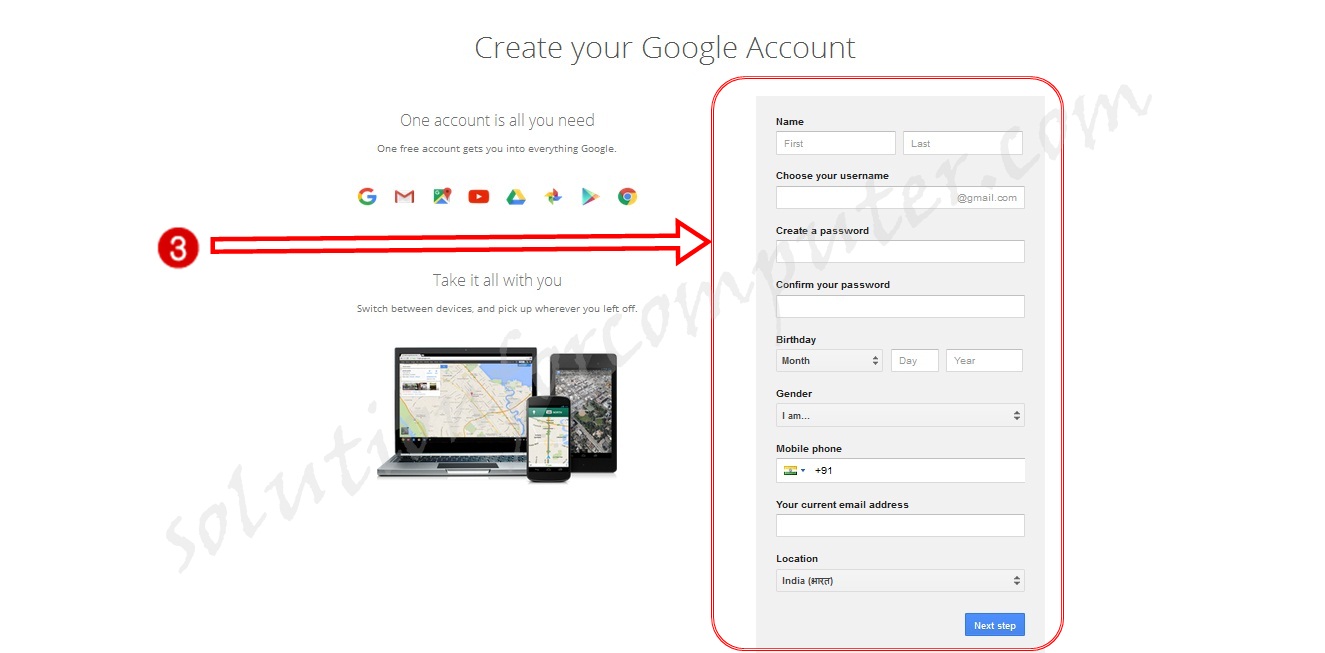 How to create a Gmail Account