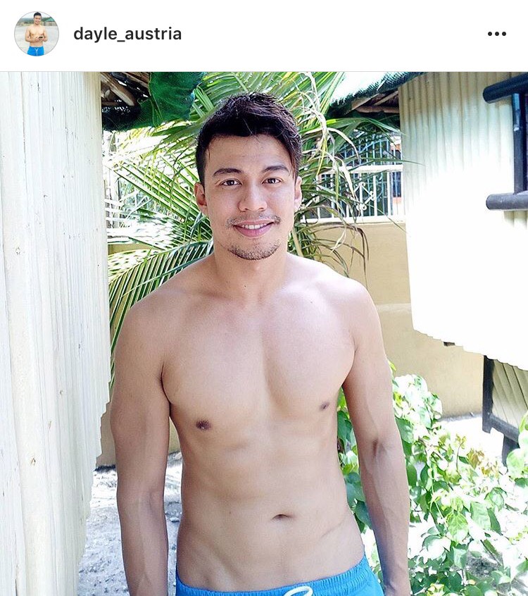 Shirtless Pinoy Dayle Austria