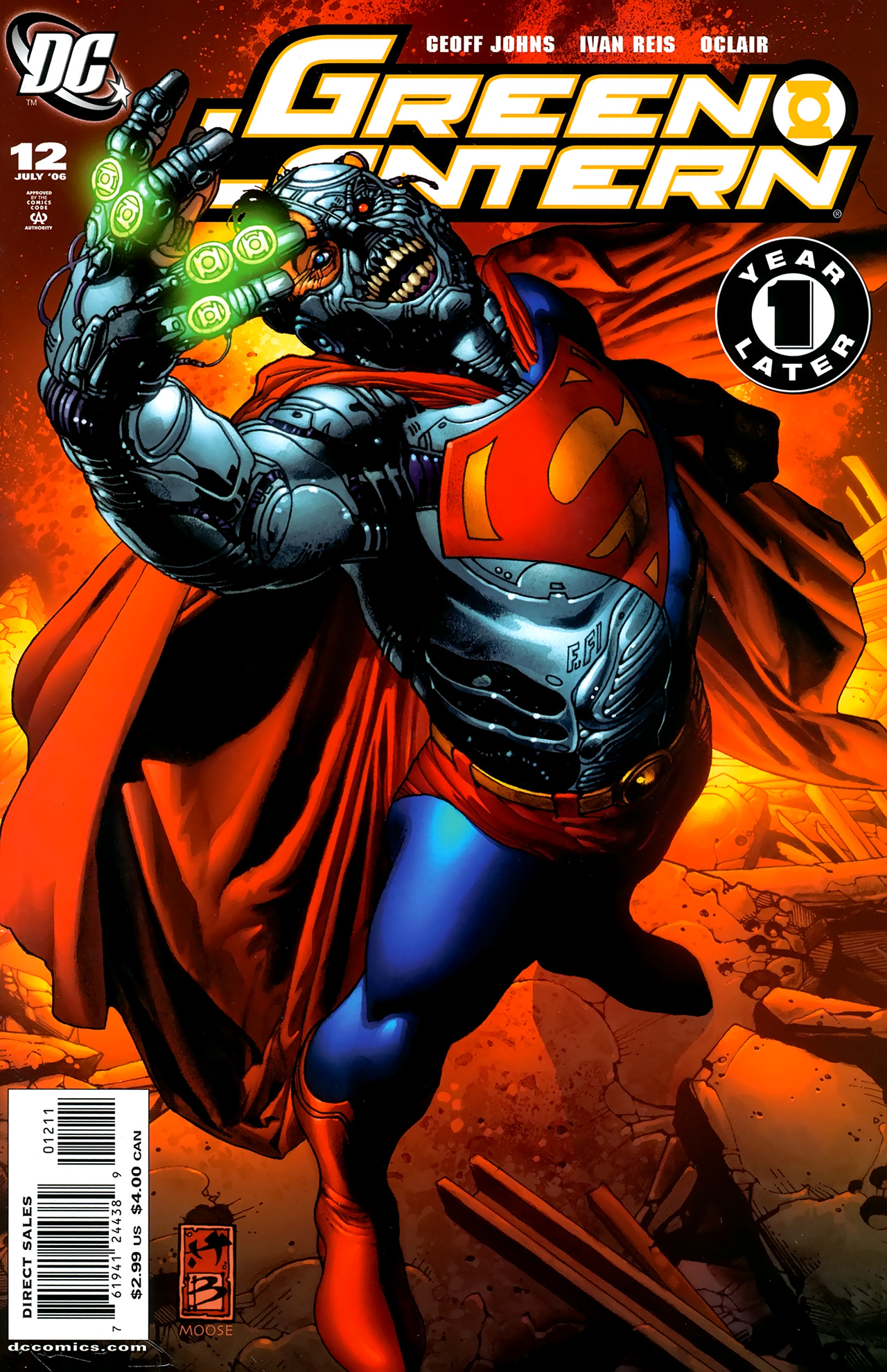 Read online Green Lantern (2005) comic -  Issue #12 - 1