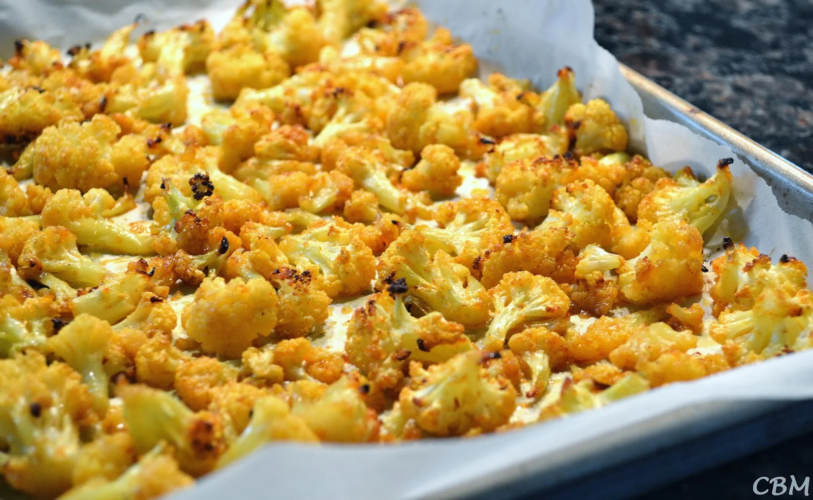 Dans la cuisine de Blanc-manger: Chou-fleur rôti caramélisé d'Hélène