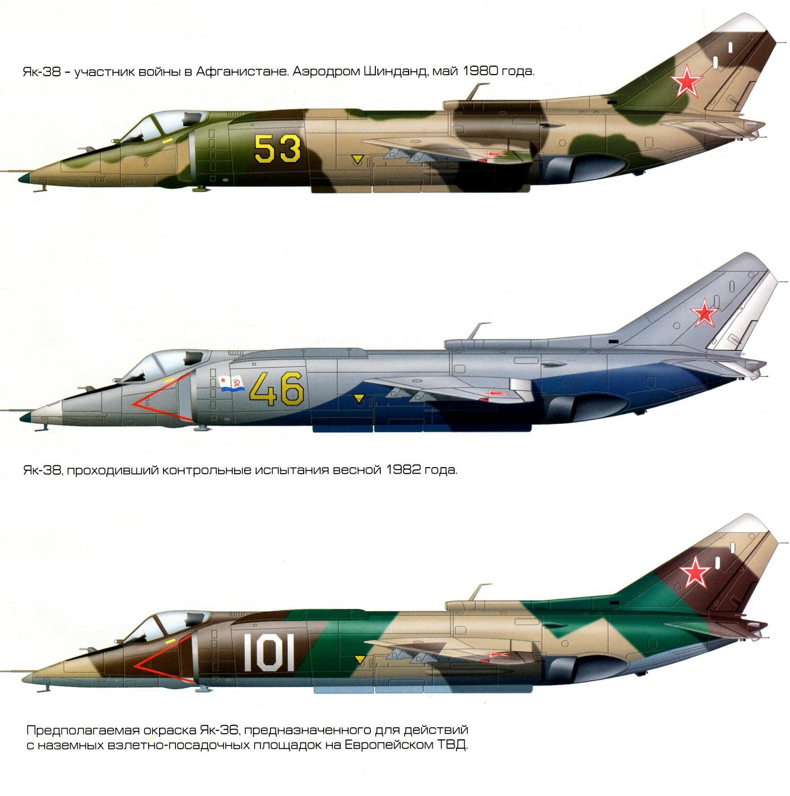 Окраска Як-38