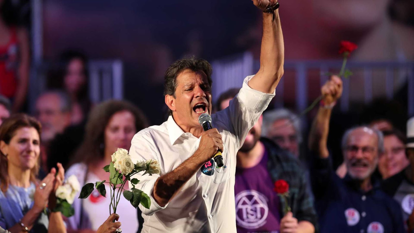 Haddad diz que Bolsonaro 'treme' com sua subida nas pesquisas
