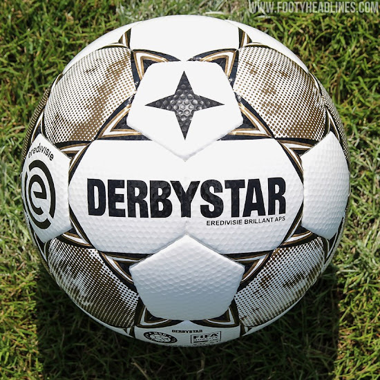 Derby Star Eredivisie 2019/20 Mini Football White/Black/Blue Mini Ball 4255000019 