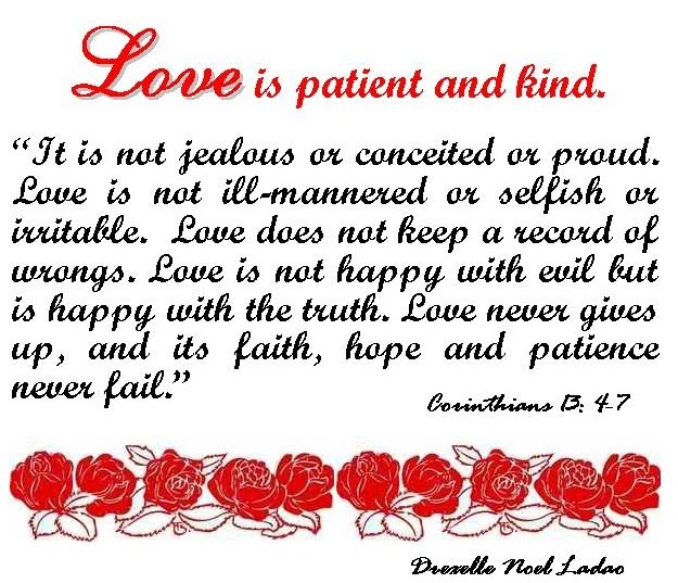 Quotes About Love Love Is Patient Love Is Kind Quote