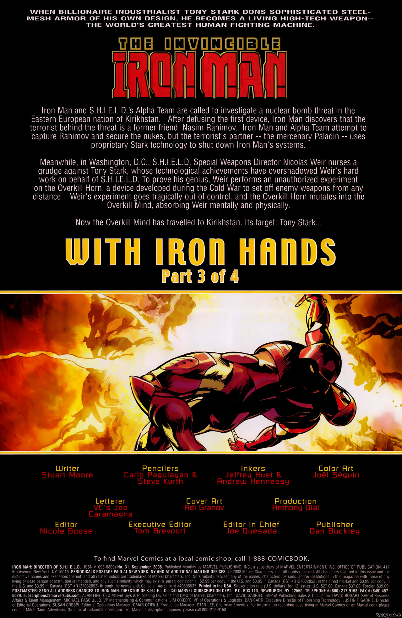 Read online Iron Man (2005) comic -  Issue #31 - 2