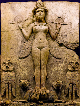 Inanna-Ishtar: templo-matriz. Oro-plata, caza-pesca, moneda-prostitución, nocturnidad-alevosía...