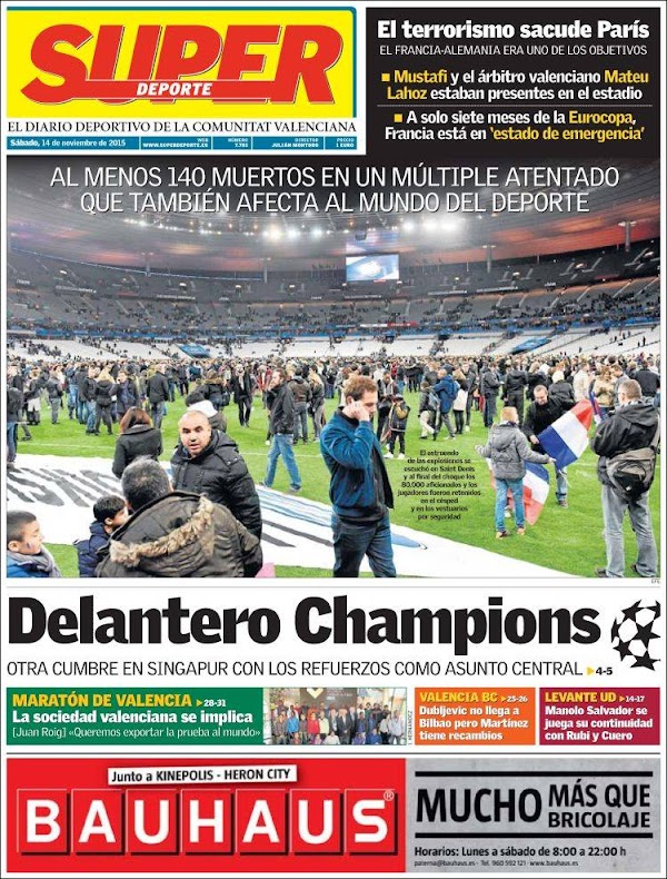 Valencia, Superdeporte: "Delantero Champions"