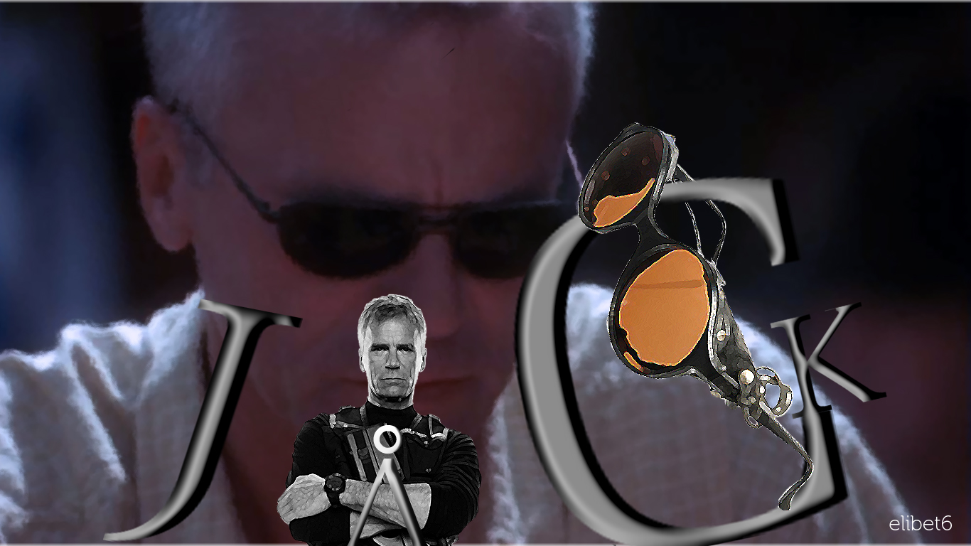 STARGATE SG1 SAM and JACK. STARGATE SG1 JACK's SUNGLASSES.
