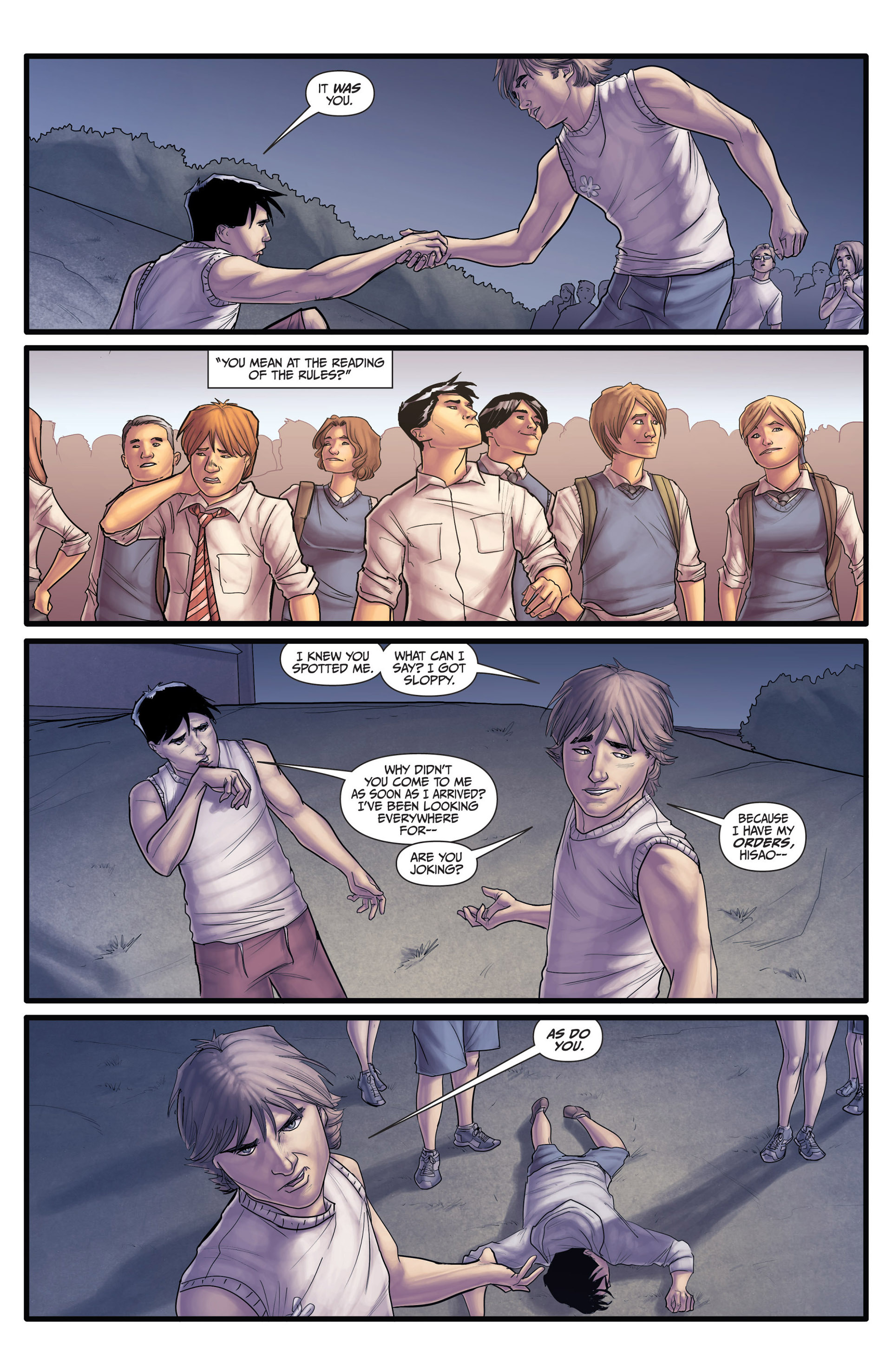 Read online Morning Glories comic -  Issue # _TPB 3 - 189