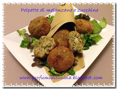 polpette di melanzane e zucchine