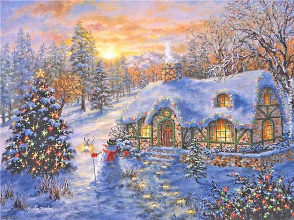 Paisajes nevados - Para postales de navidad | wallpaper hd ultra