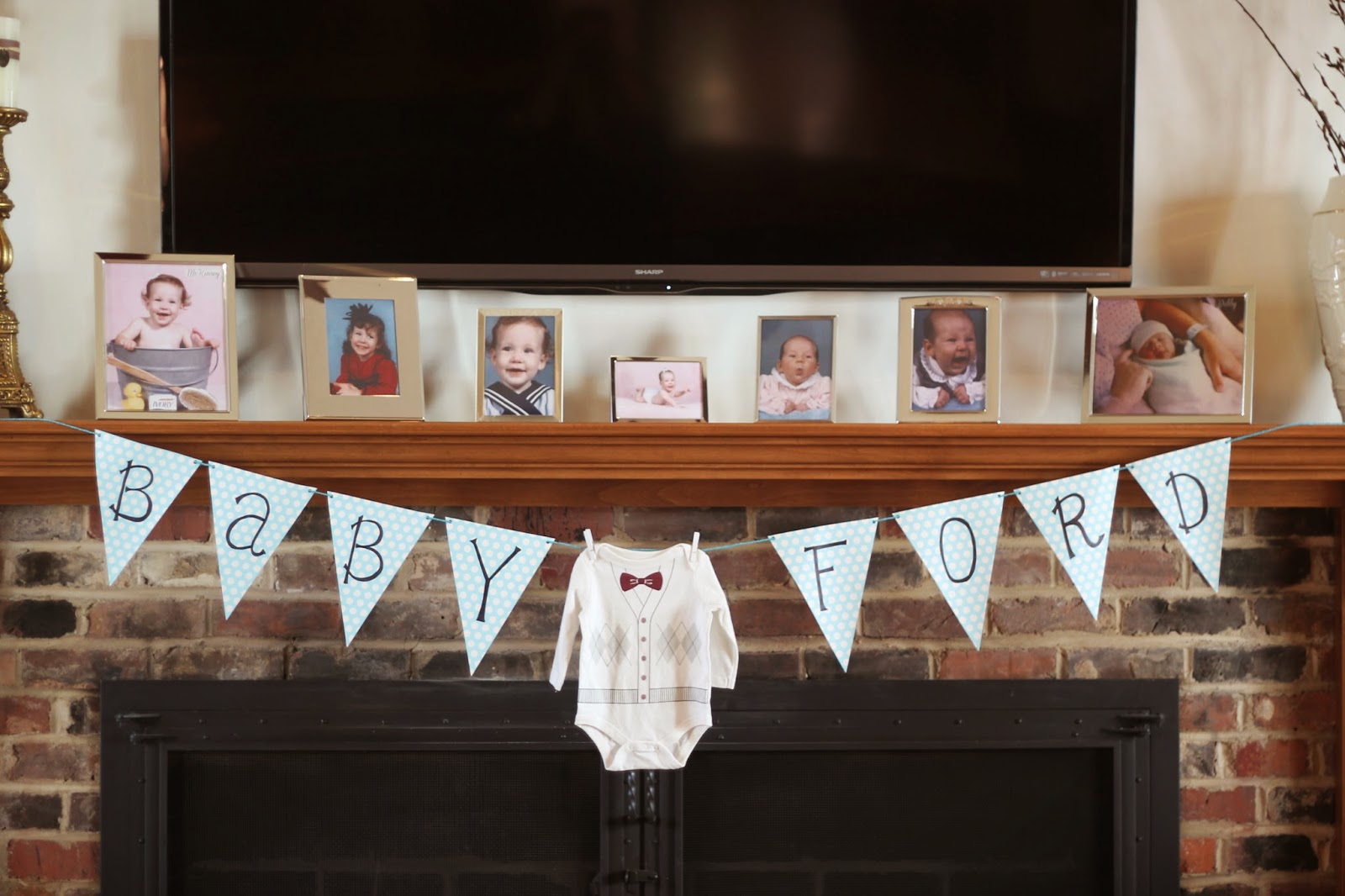 Baby Boy Bow Tie Shower Carolina Charm