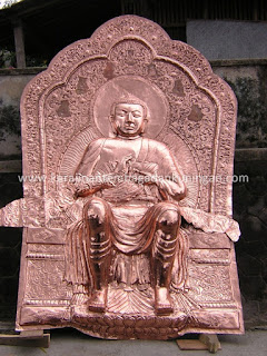 Relief Hindu Budha dari Kerajinan Tembaga