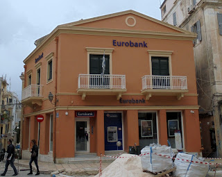 το κτίριο της Eurobank στην Κέρκυρα