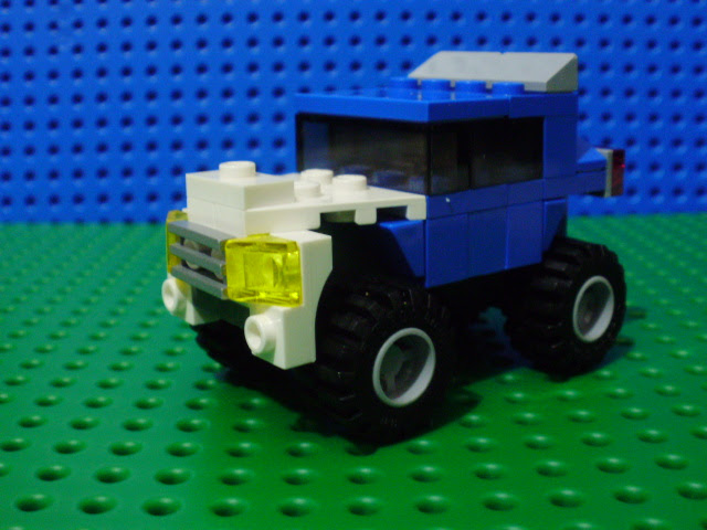 MOC LEGO Veículo todo-o-terreno azul