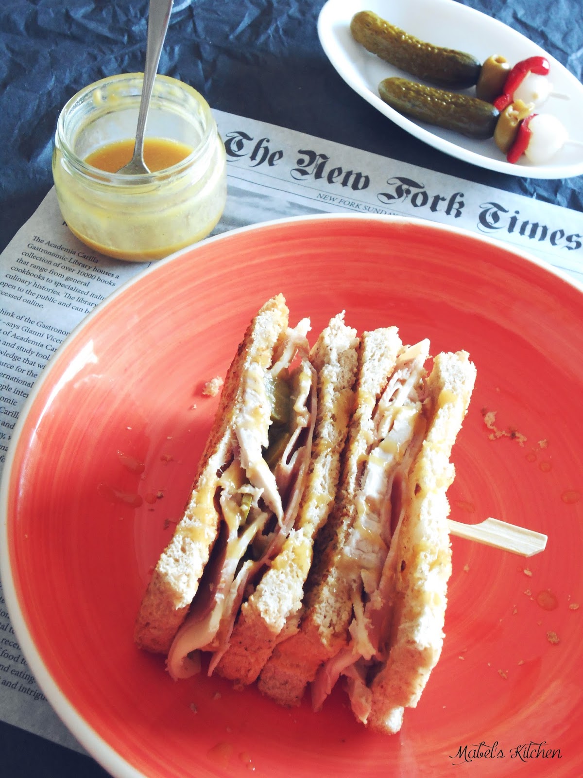 Empingao o Sandwich Cubano. Mabel's Kitchen