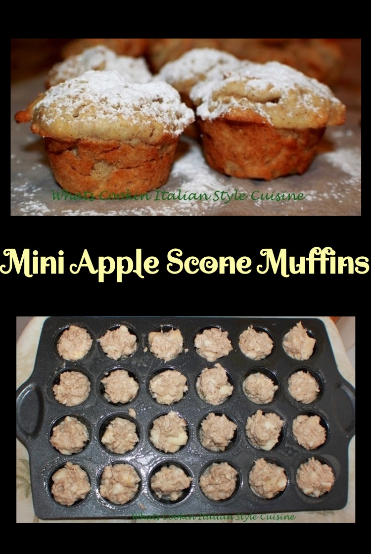 Mini Apple Scone Muffins What's Cookin' Italian Style Cuisine