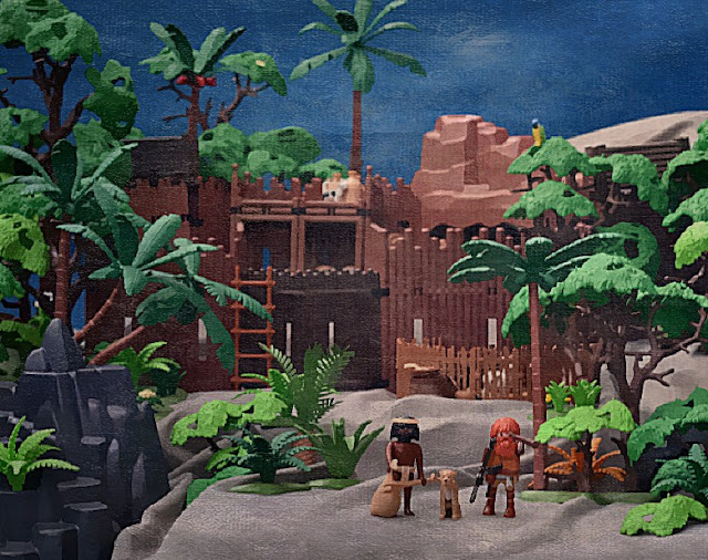 Playmobil Custom Robinson Crusoe Diorama