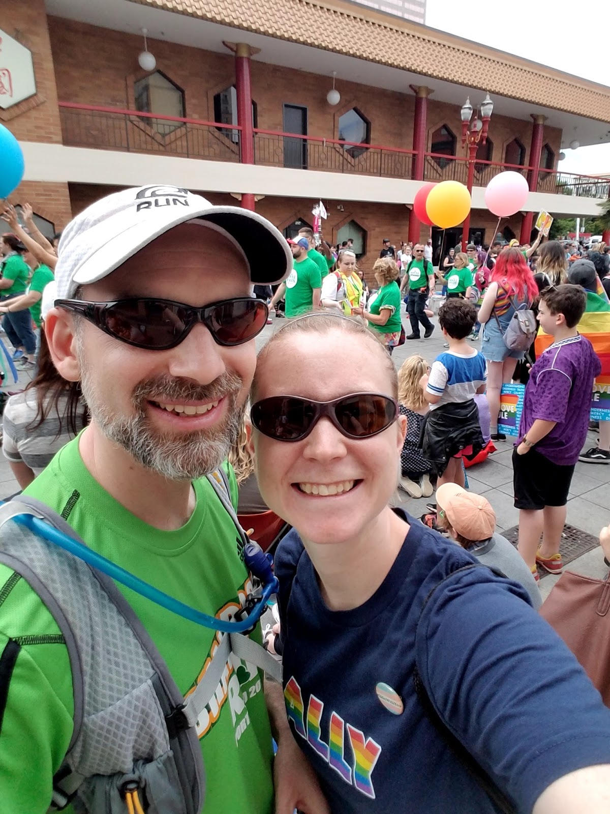 Liz and Brad's Big Adventures Pride Parade and Gresham Sunday Parkways