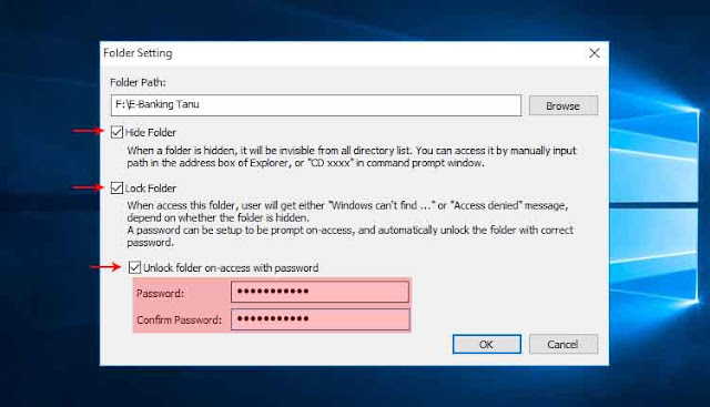 Cara Mengunci Folder Di Laptop Dengan Private Folder