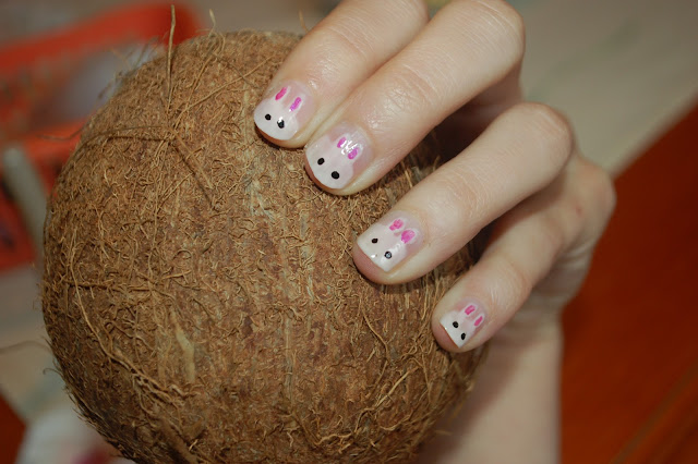 Rabbit manicure;)